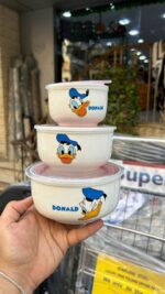 طقم بولة بورسلين 3 في 1 "بطوط" - الصورة 5